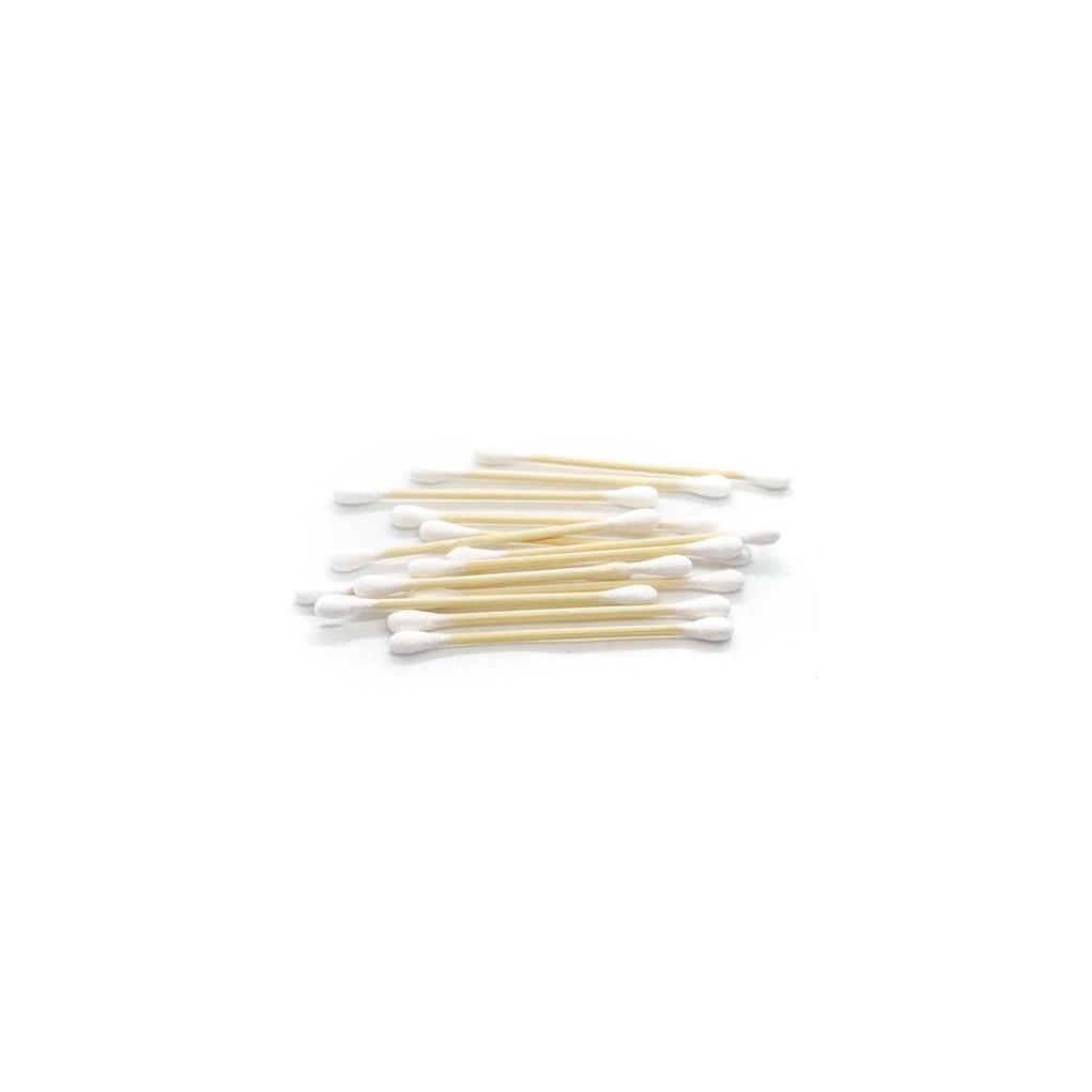 Cotonetes de algodão de bambu orgânico 100 unidades