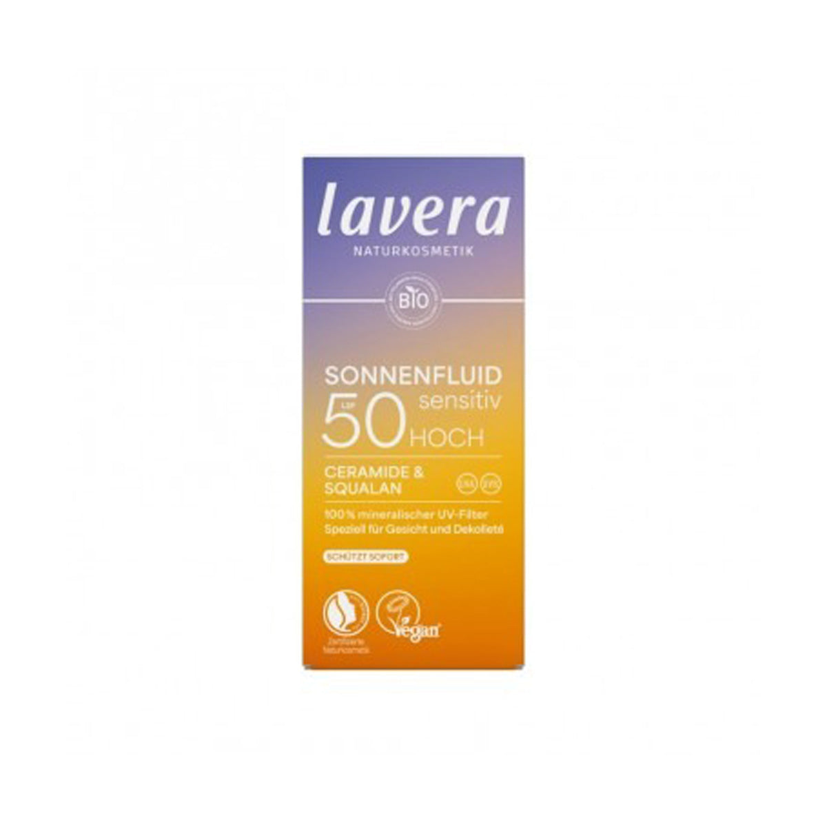 Fluido Solar Facial FPS 50 Lavera 40 ml