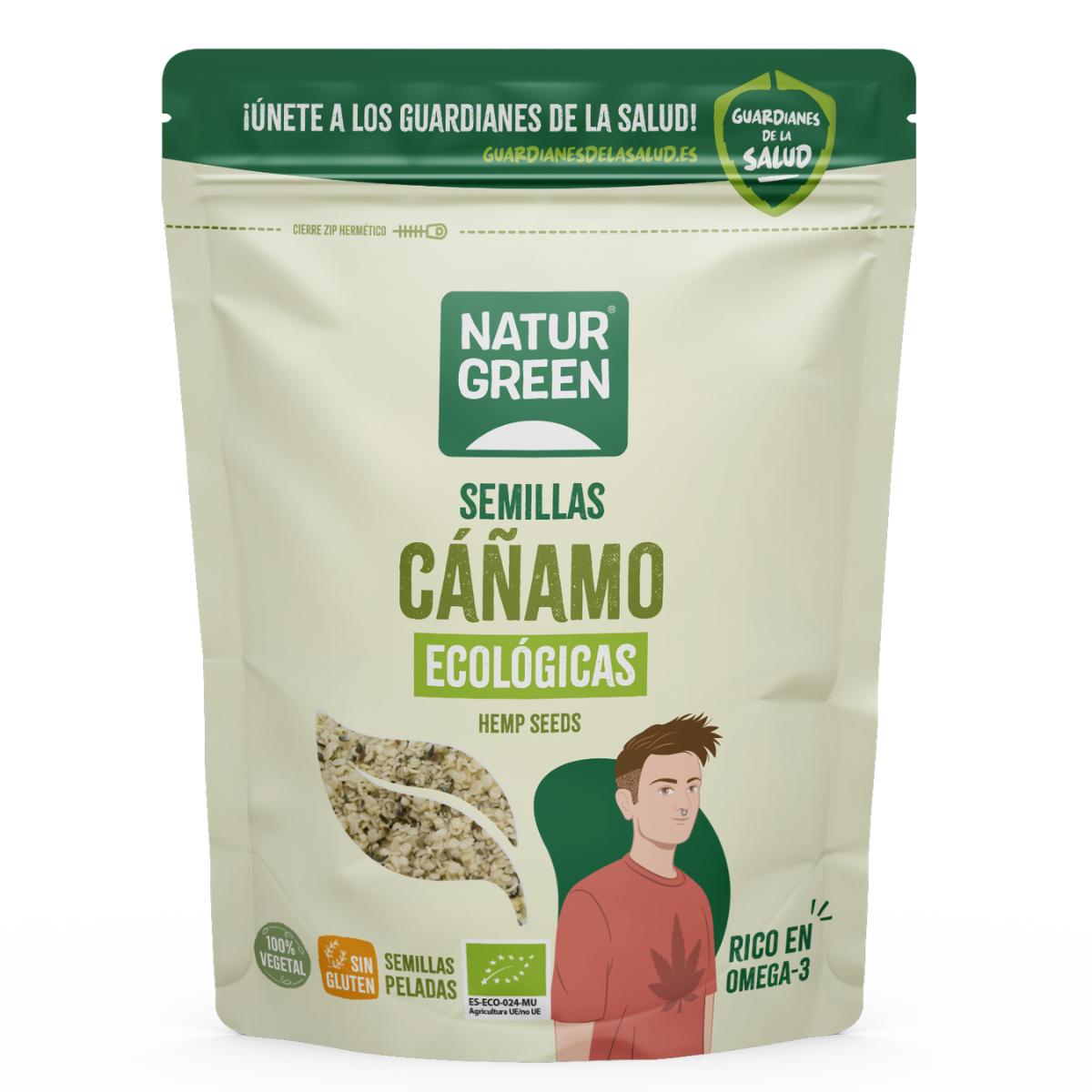 Sementes de Cânhamo Descascadas Naturgreen 200 g