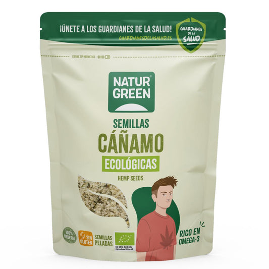 Sementes de Cânhamo Descascadas Naturgreen 200 g
