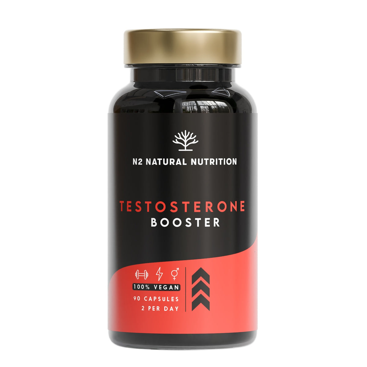 Testosterona Natural 45 días Rendimiento N2 Natural Nutrition 90 cápsulas