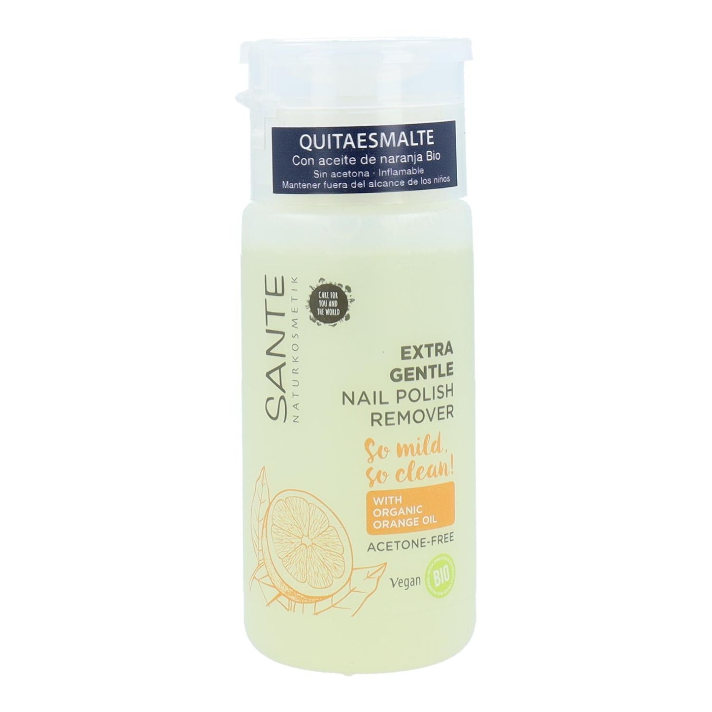 Removedor de verniz extra suave Sante 100 ml