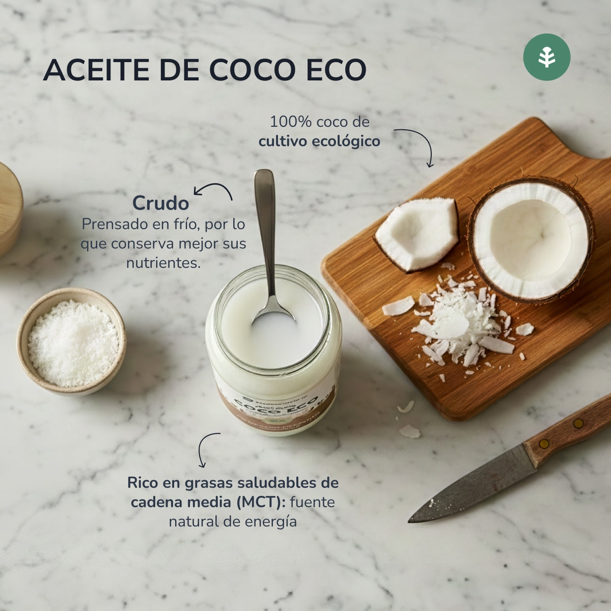 Planeta Huerto ECO Óleo de Coco 860 ml