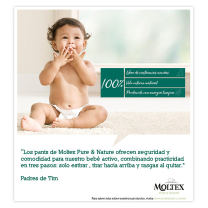 Calças Moltex Pure &amp; Nature T5 (9-14 kg), 20 unidades
