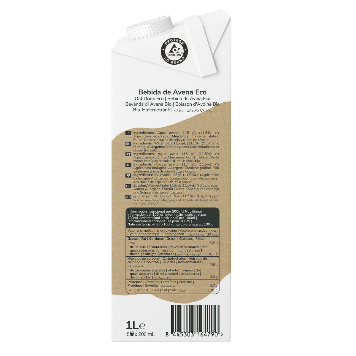 Bebida de Aveia Planeta Huerto ECO 1L