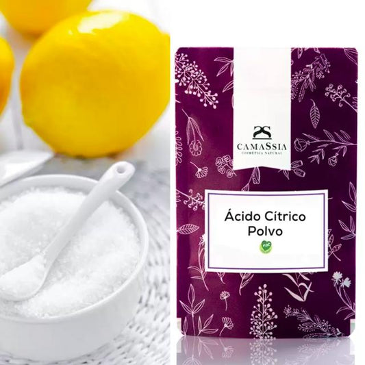 Ácido cítrico em pó, 250g. Camassia