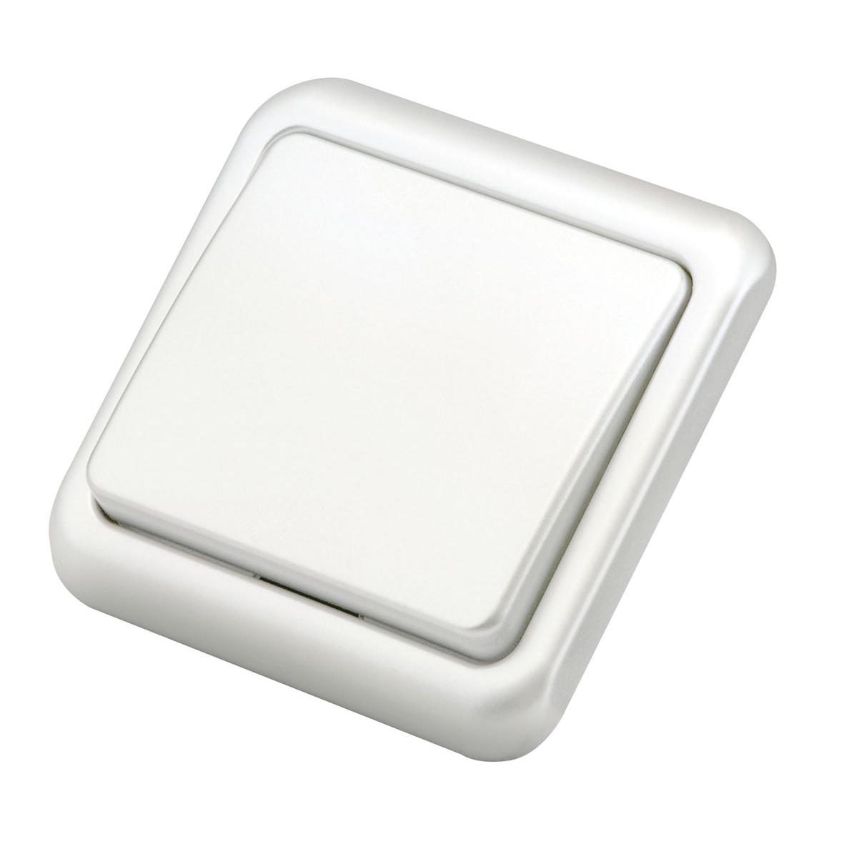 Interruptor de encastrar Duolec branco