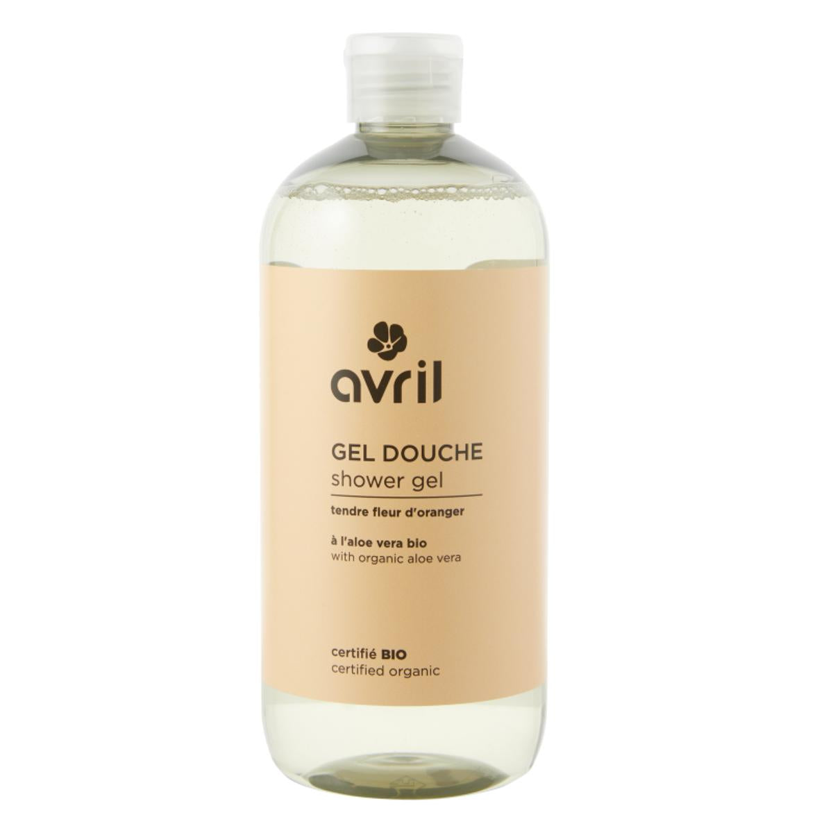 Gel de banho orgânico Avril Orange Blossom 500 ml