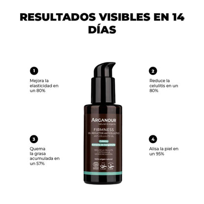 Arganour Firmness Gel Anticelulítico Redutor 100 ml