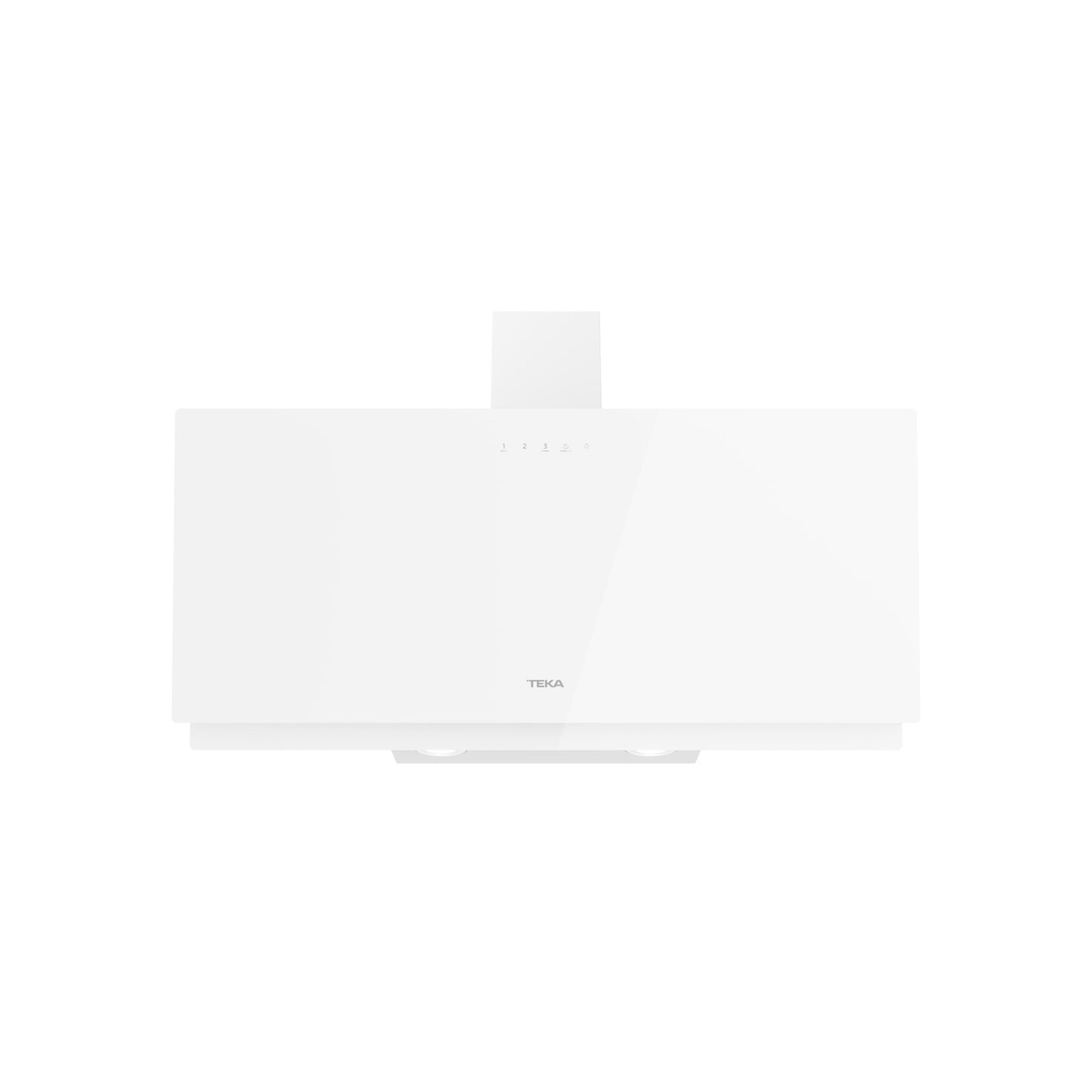 Exaustor decorativo Teka DVN vertical touch com aspiração perimetral na cor branco