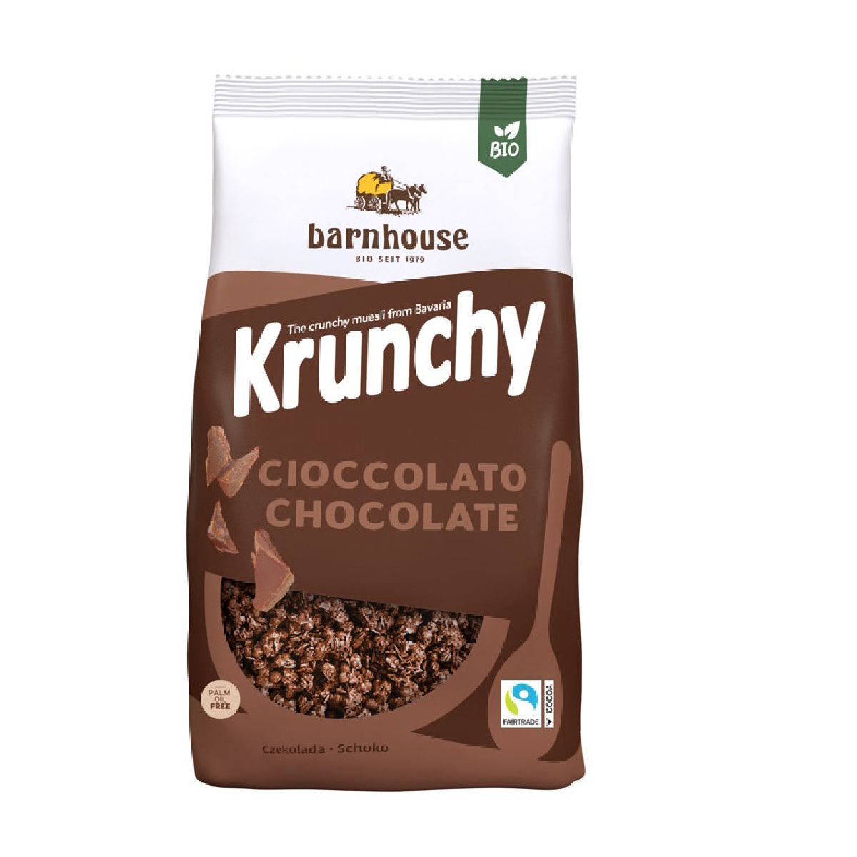 Muesli de chocolate crocante BIO Barnhouse 350 g
