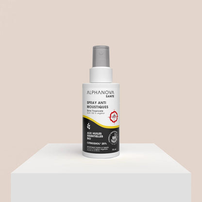 Anti Mosquitos Zona Tropical - Eficácia 8h Alphanova Santé 75 ml