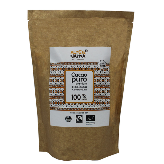 Alternativa de cacau puro puro biológico 1 kg