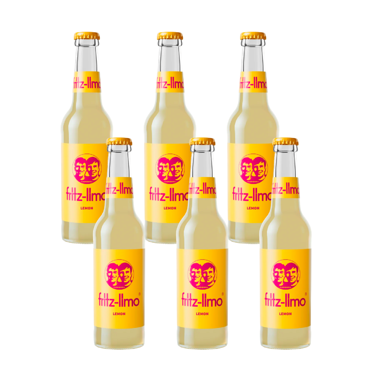 Pack 6x Fritz Limón Zitrone Limón FRITZKOLA 330 ml