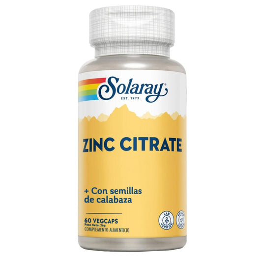 Solaray Zinco Semente de abóbora 60 cápsulas