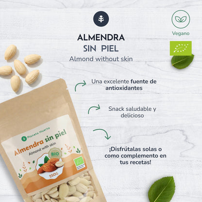 Amêndoas descascadas ECO Planeta Huerto 1 kg