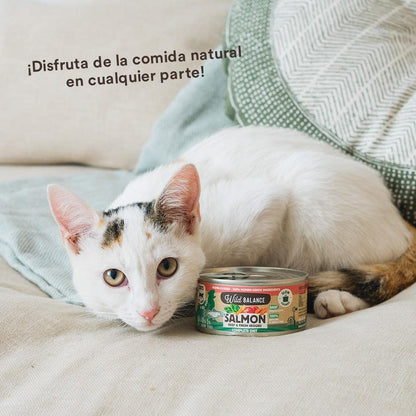 Wild Balance Salmão e Carne Barf Lata para Gatos 120g