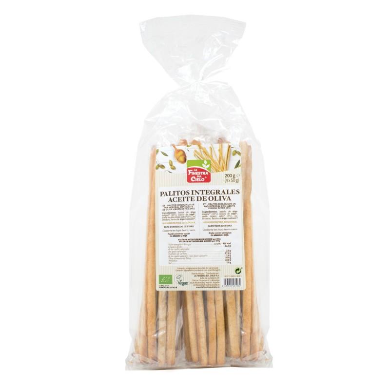 Palitos de pão integral com azeite La Finestra Sul Cielo 200 g