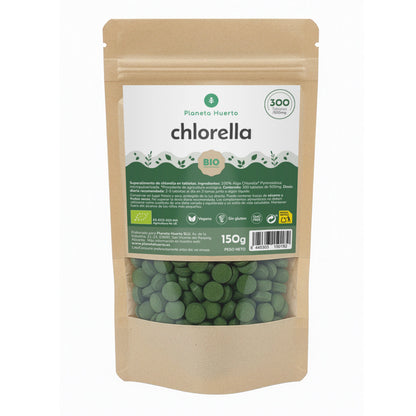 Clorela BIO Planeta Huerto 120 g, 300 comprimidos