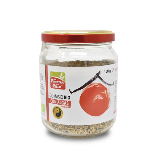 Gomasio com algas orgânicas La Finestra Sul Cielo 150 g