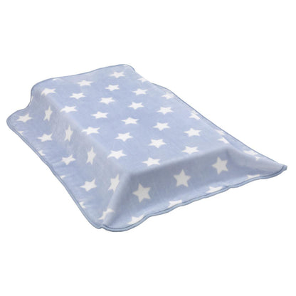 Manta para mini berço 80x110 cm. Cambrass em várias cores Rosa Estrela