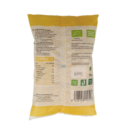 Bolachas de milho biológico, 75 g. Natursoy