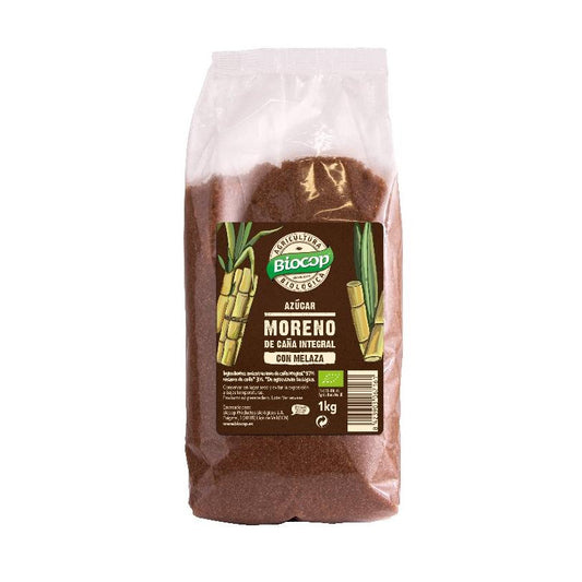 Açúcar Mascavado Integral Biológico Biocop com Melaço 1kg