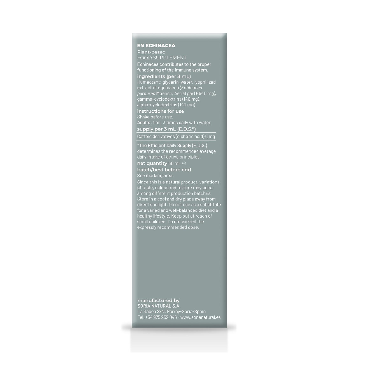 Extrato de Equinácea Soria Natural, 50 ml