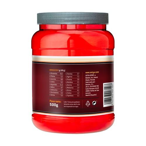 100% Proteína de Soja Morango Sotya 500 Gr
