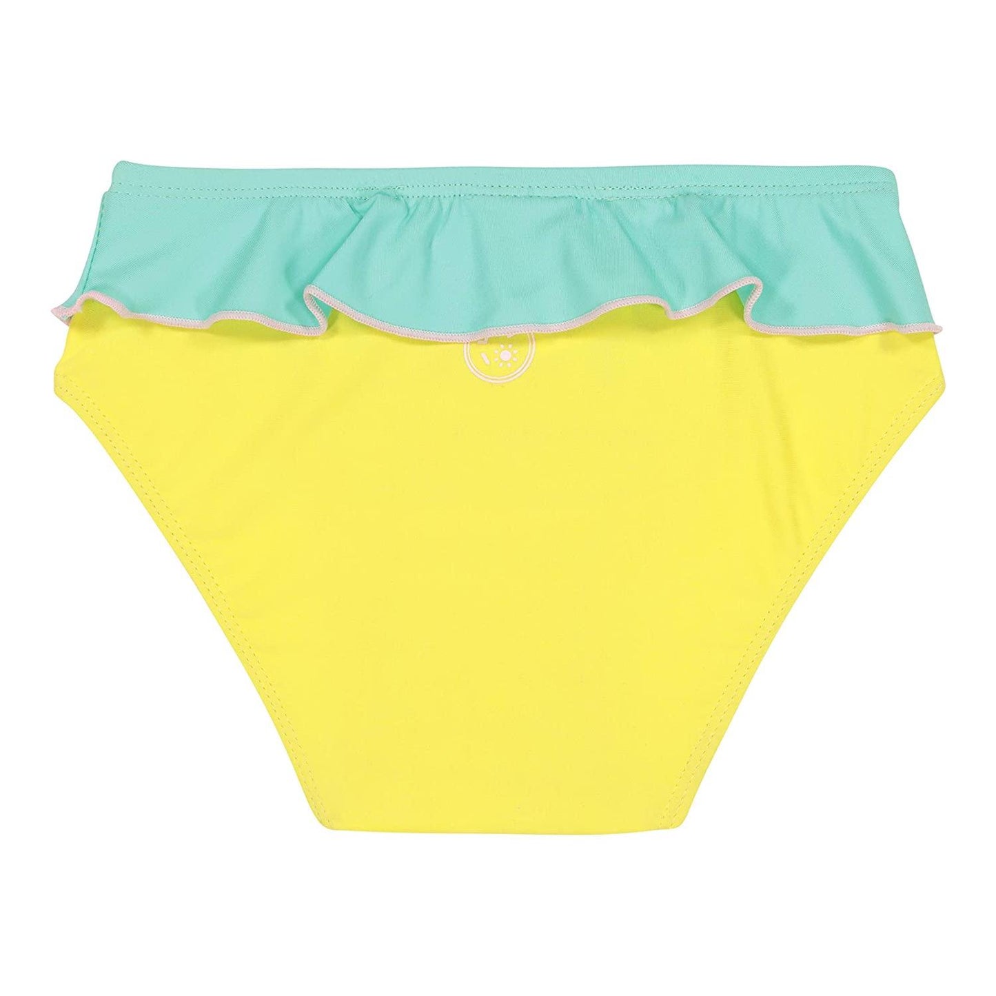 Fato de banho com proteção UV, amarelo e verde, 18 meses