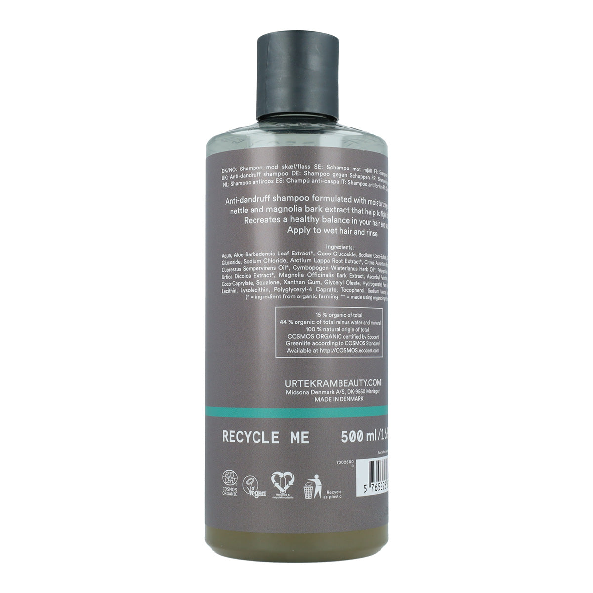 Urtekram Champô Anticaspa Urtiga 500 ml