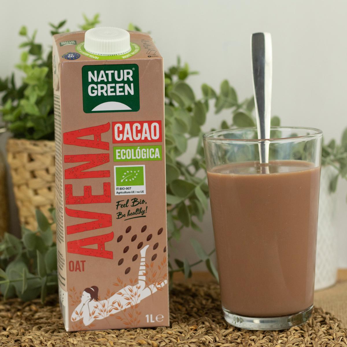 Bebida de Aveia e Cacau NaturGreen Biológica 1 L