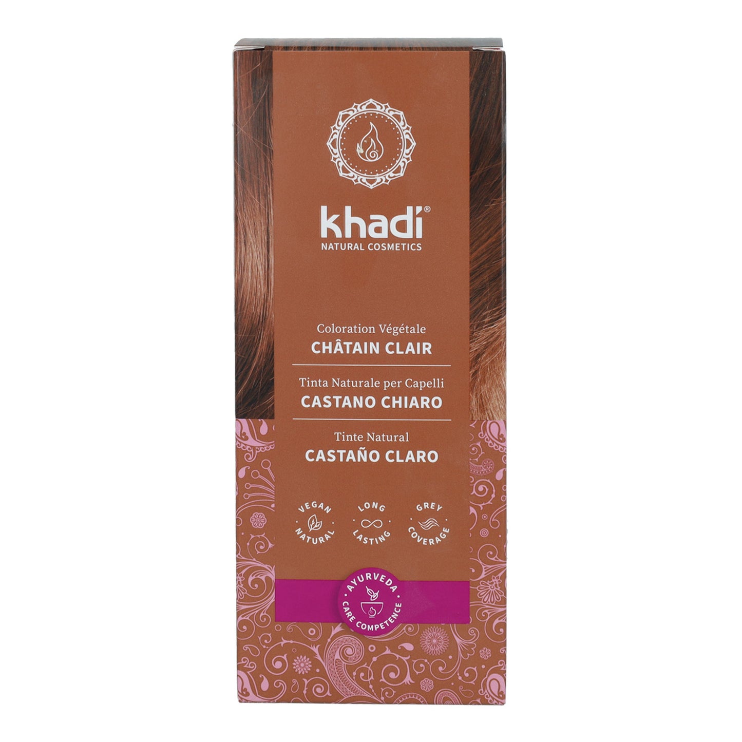 Corante natural castanho claro Khadi 100 g