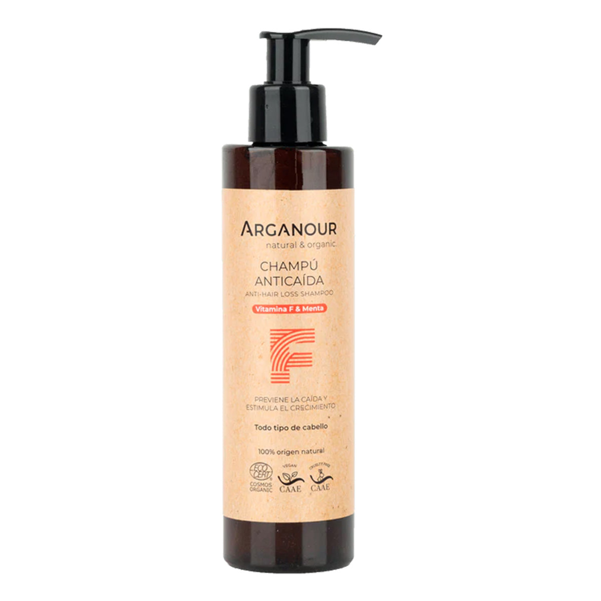 Champô antiqueda sem sulfatos, Arganour, 200ml