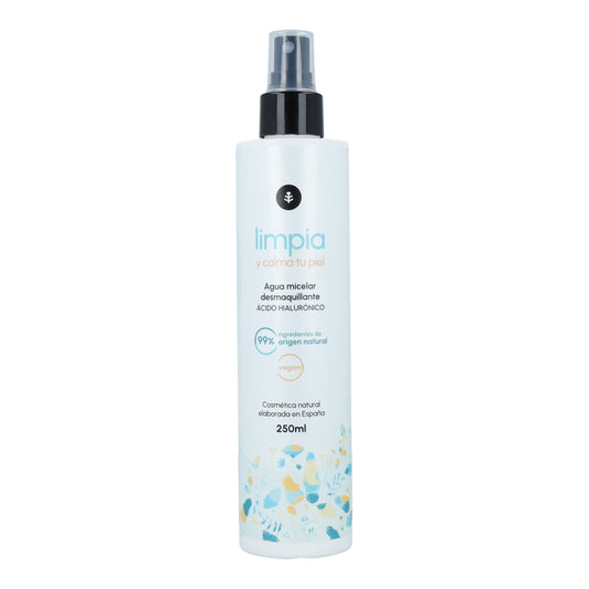 Água Micelar de Limpeza com Ácido Hialurónico Planeta Huerto 250 ml