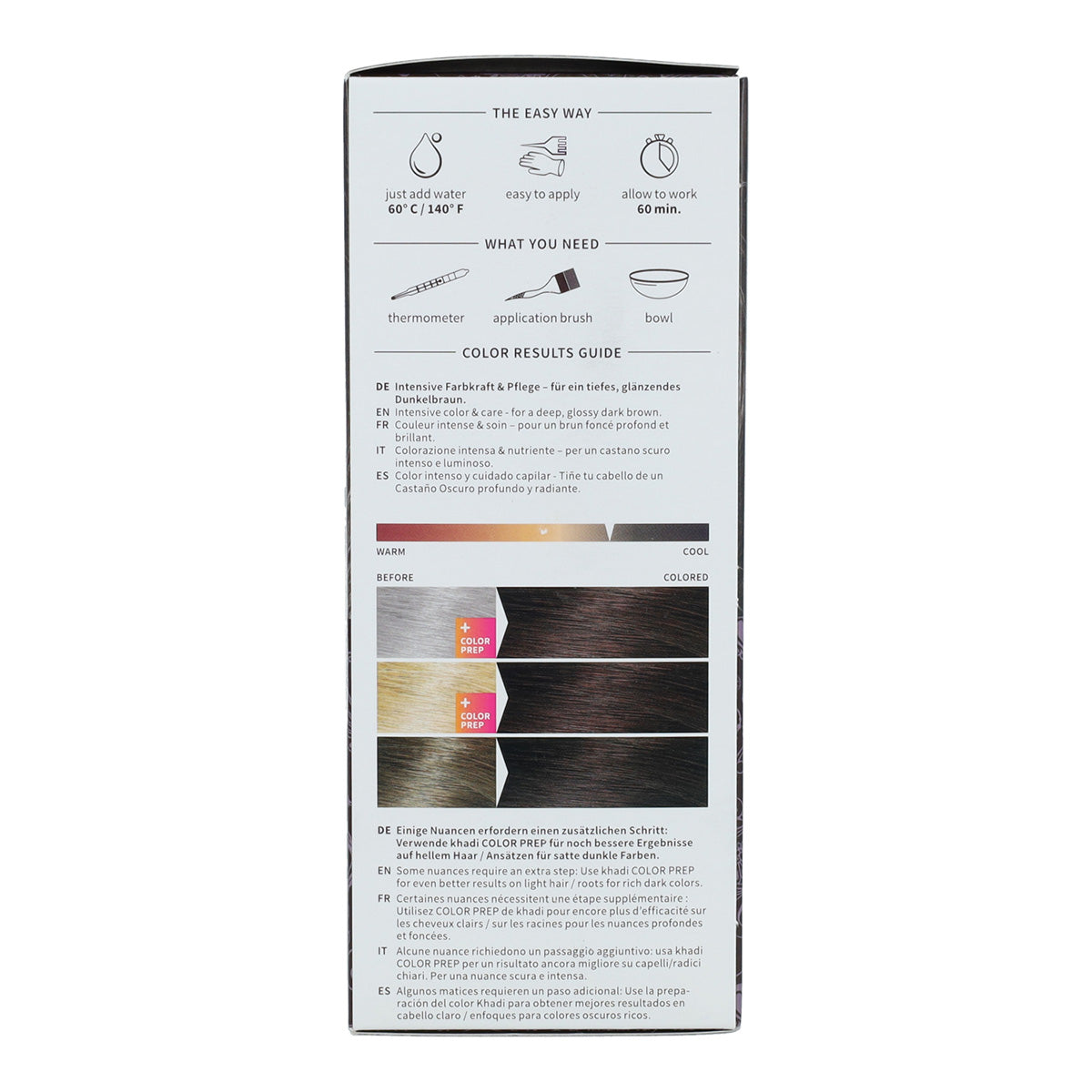 Khadi Castanho Escuro Tinta Natural 100g