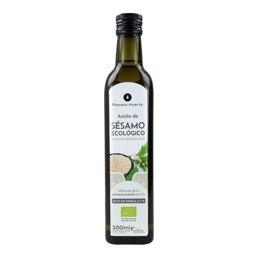 Óleo de Sésamo Prensado a Frio Planeta Huerto ECO 500 ml