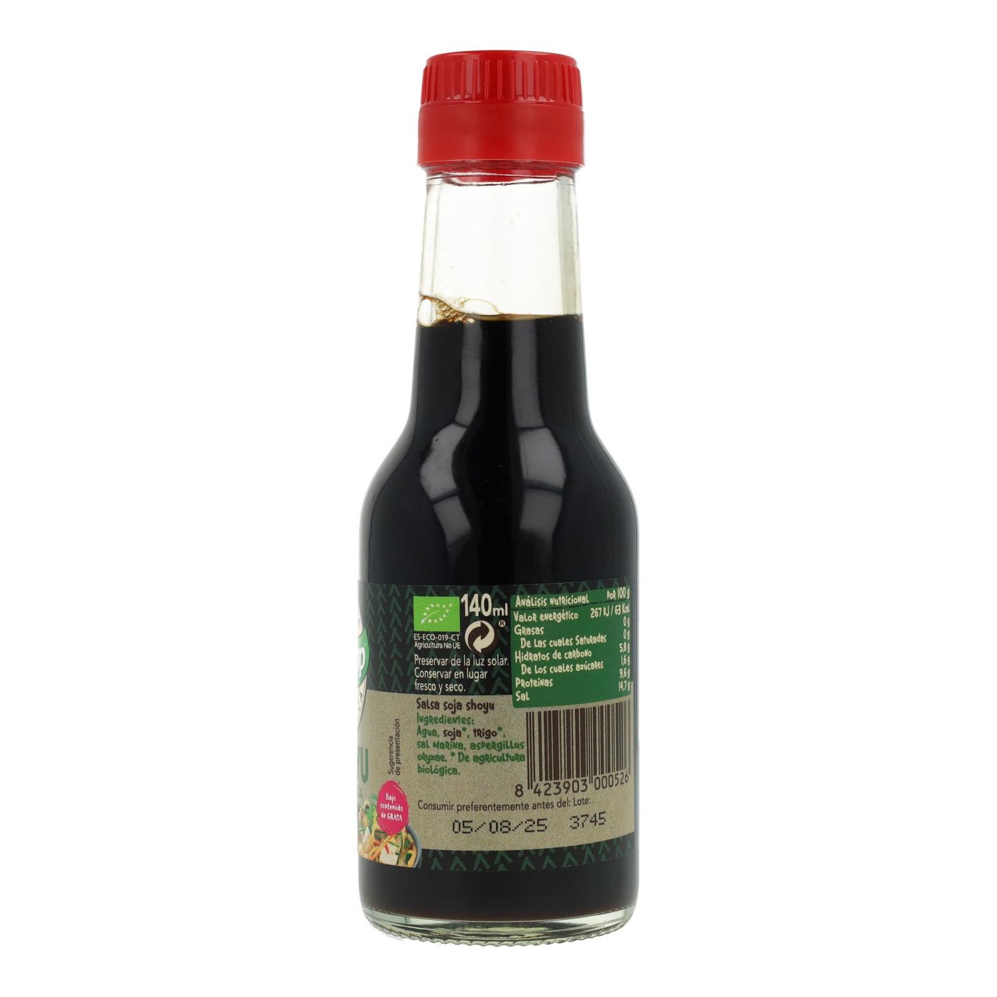 Biocop Molho de Soja Suave Bio Shoyu 140 ml