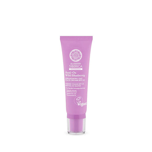 Natura Siberica Creme Facial de Dia Revigorante de Mirtilo FPS 20 50 ml