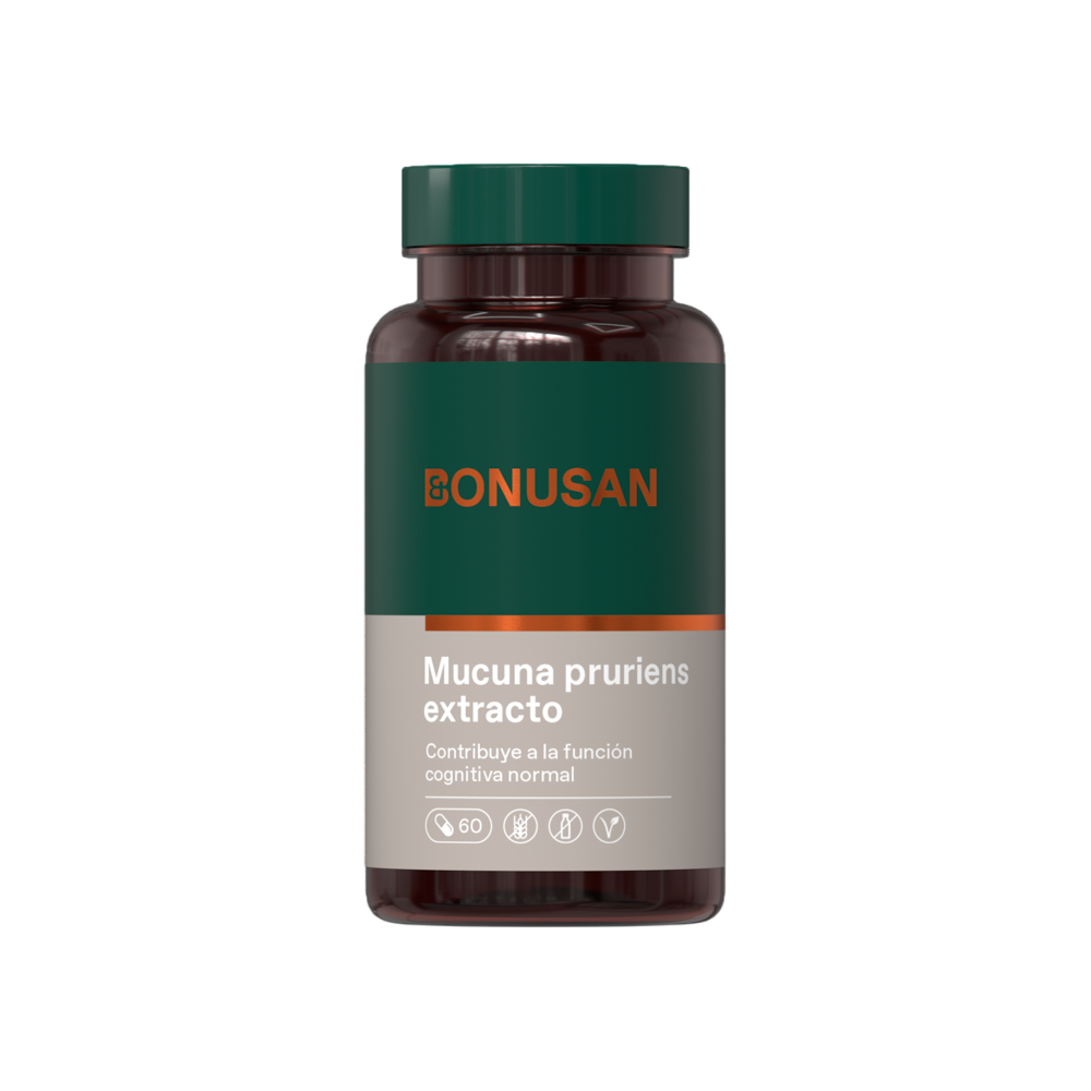 Embalagem 2x Mucuna Pruriens, Bonusan, 60 cápsulas