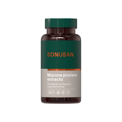 Embalagem 2x Mucuna Pruriens, Bonusan, 60 cápsulas