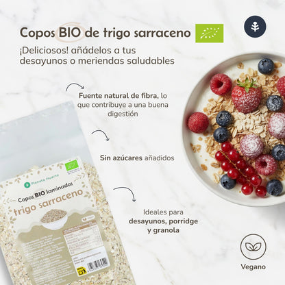 Flocos de Trigo Sarraceno Eco Planeta Huerto 500 g 