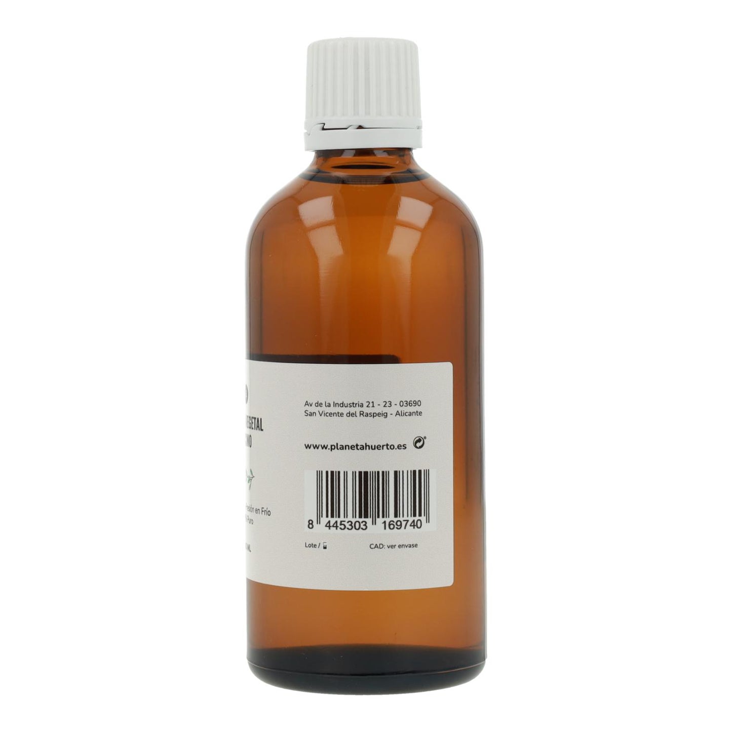 Óleo de Rícino Biológico Prensado a Frio Planeta Huerto 100 ml