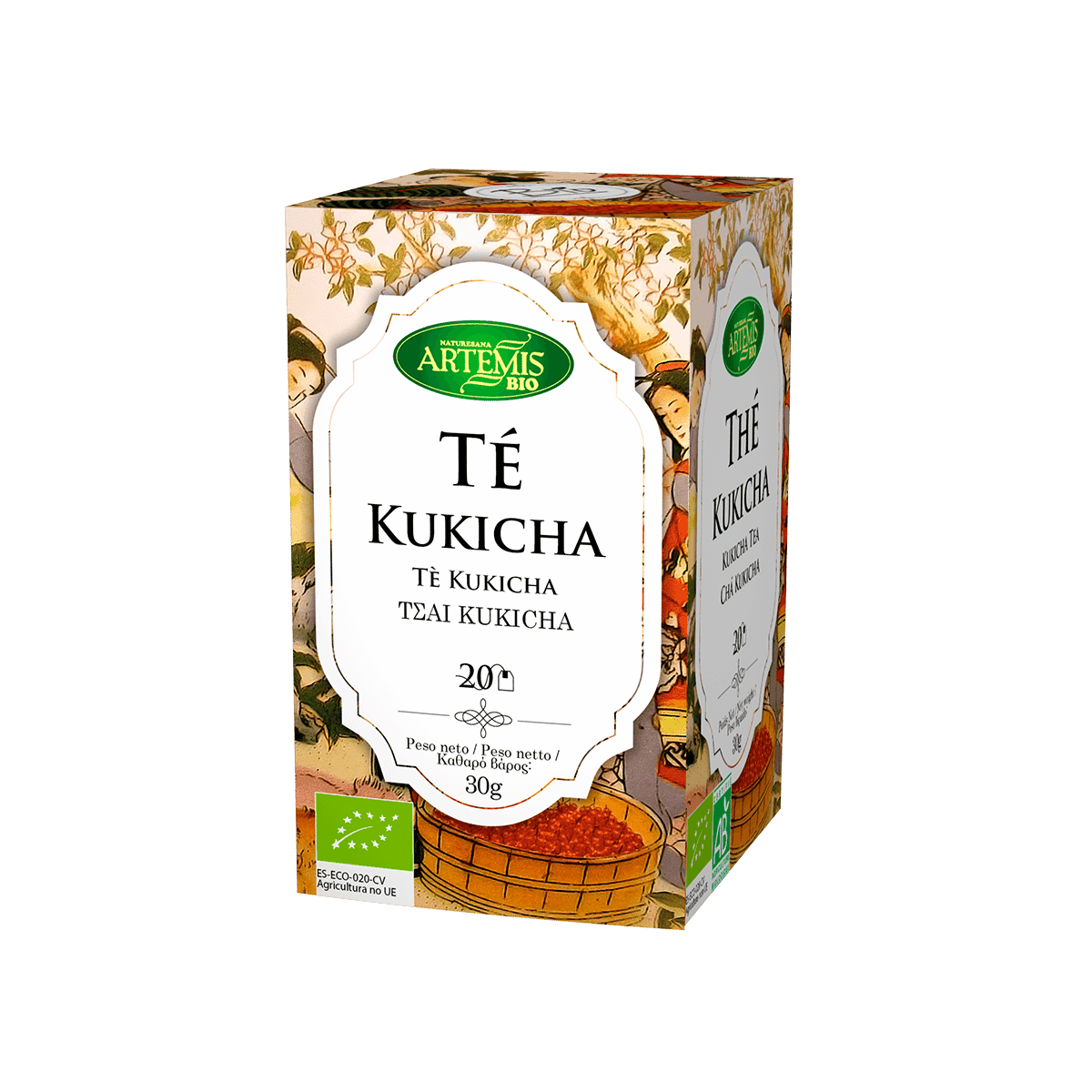 Kukicha Artemis Bio Chá 20 sacos