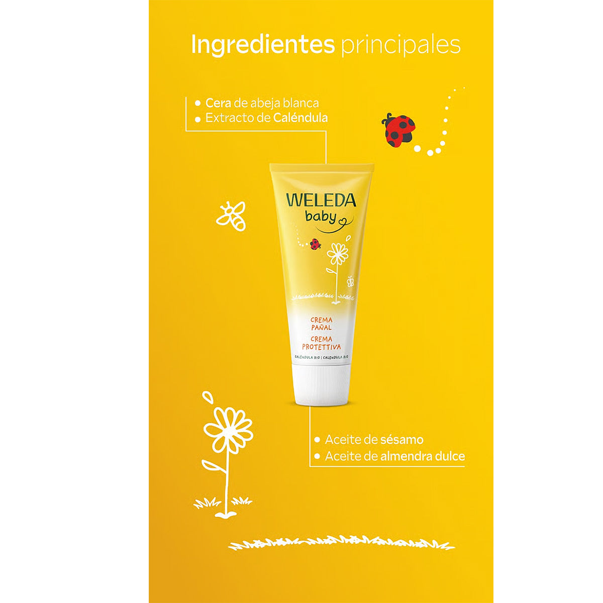 Creme para Fraldas de Calêndula Weleda, 75ml