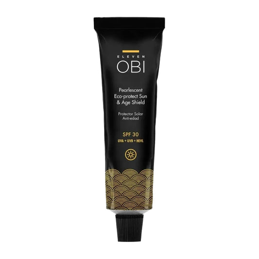 Protetor solar antienvelhecimento nacarado Eleven Obi Eco FPS 30 60ml