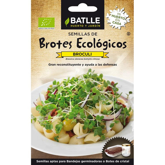 Sementes de brócolos biológicos Batlle para rebentos