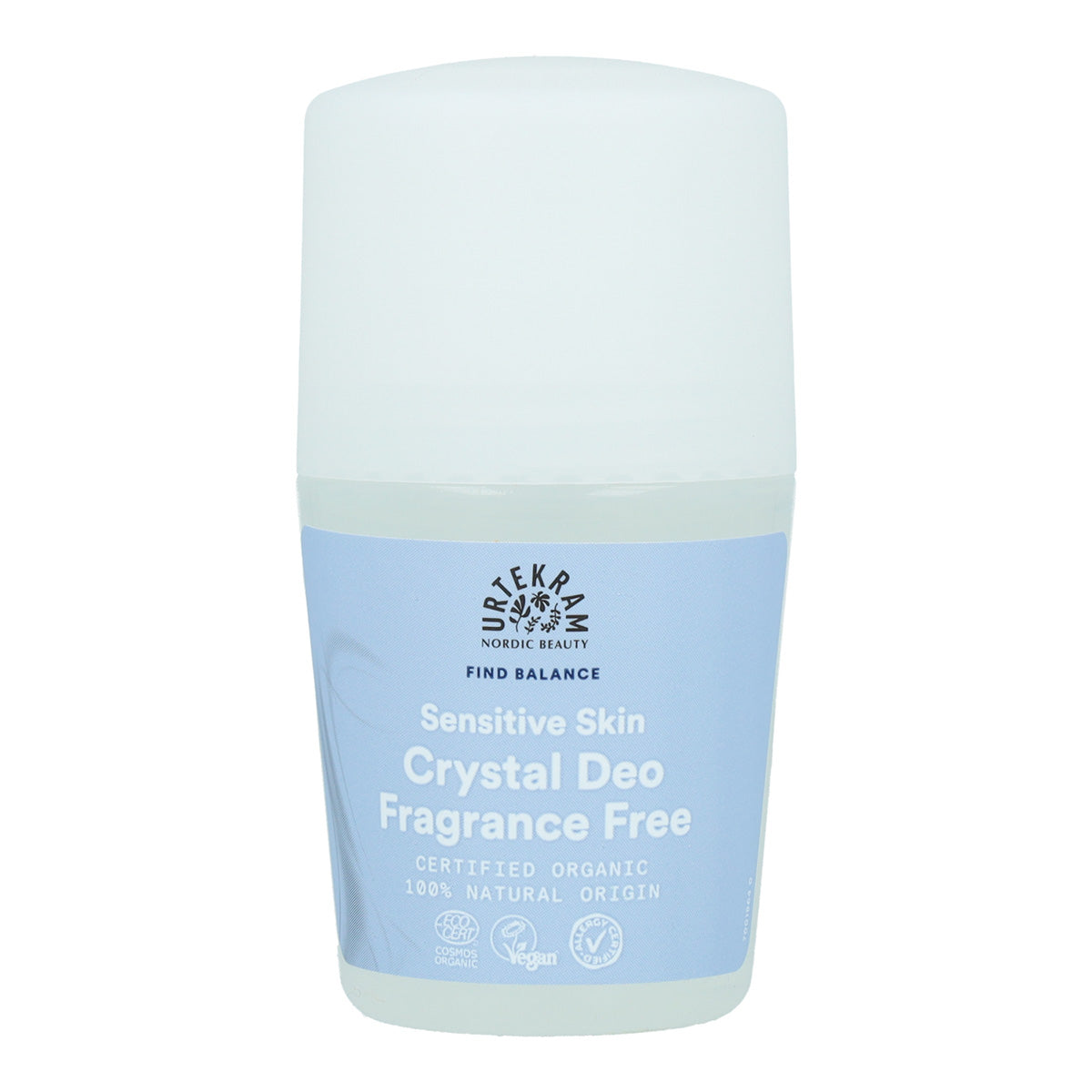 Desodorizante roll-on sem fragrância Urtekram 50 ml