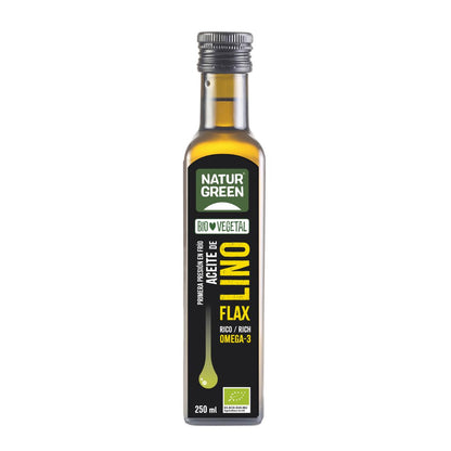 Óleo de Linhaça Biológico NaturGreen, 250 ml