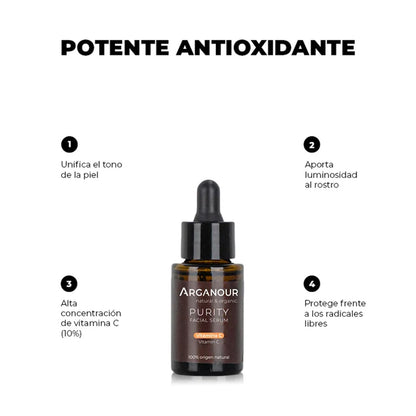 Sérum facial Purity Vitamina C, Arganour, 30ml